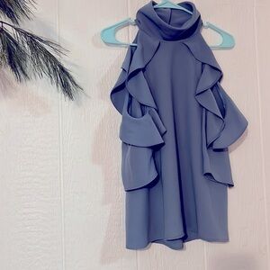Topshop ruffle top size 6